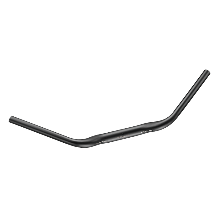 HANDLEBAR - 31.8mm Dia, 660mm wide, 34mm rise, 41 deg sweep, SATORI NOIRETTE PLUS, matt black