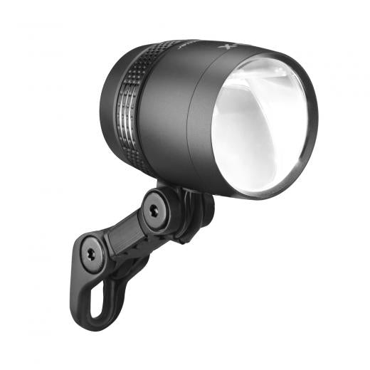 Light - BUSCH & MULLER Dynamo LED Front Light - Alloy Lumotec IQ-X, BLACK, DRL,Senso, Switch Standlight, 100LUX - 0762